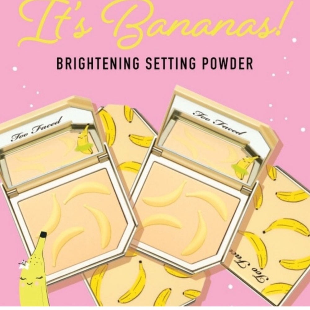 NIB TOO FACED TUTTI FRUITTI SETTING POWDER BANANAS